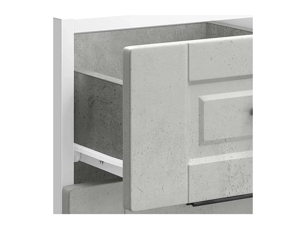 Armário base cozinha Porto derivados madeira cinzento cimento