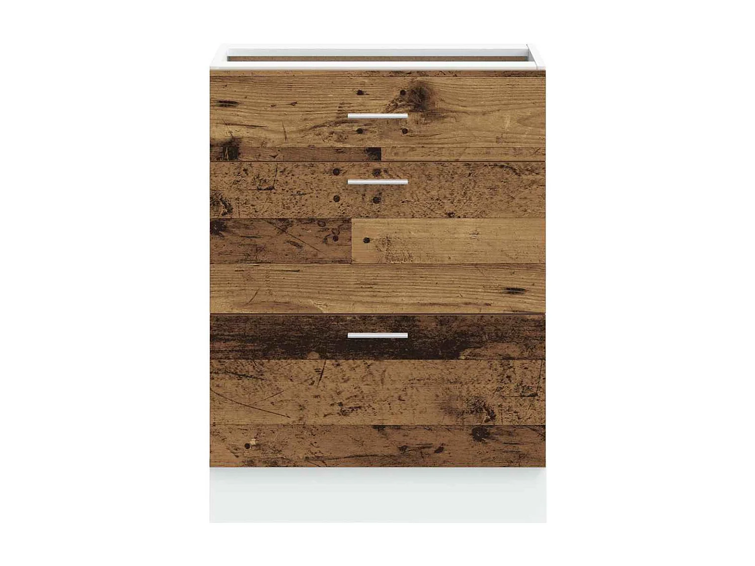 Armario bajo de cocina "Lyon" Madera vieja Madera de ingeniería