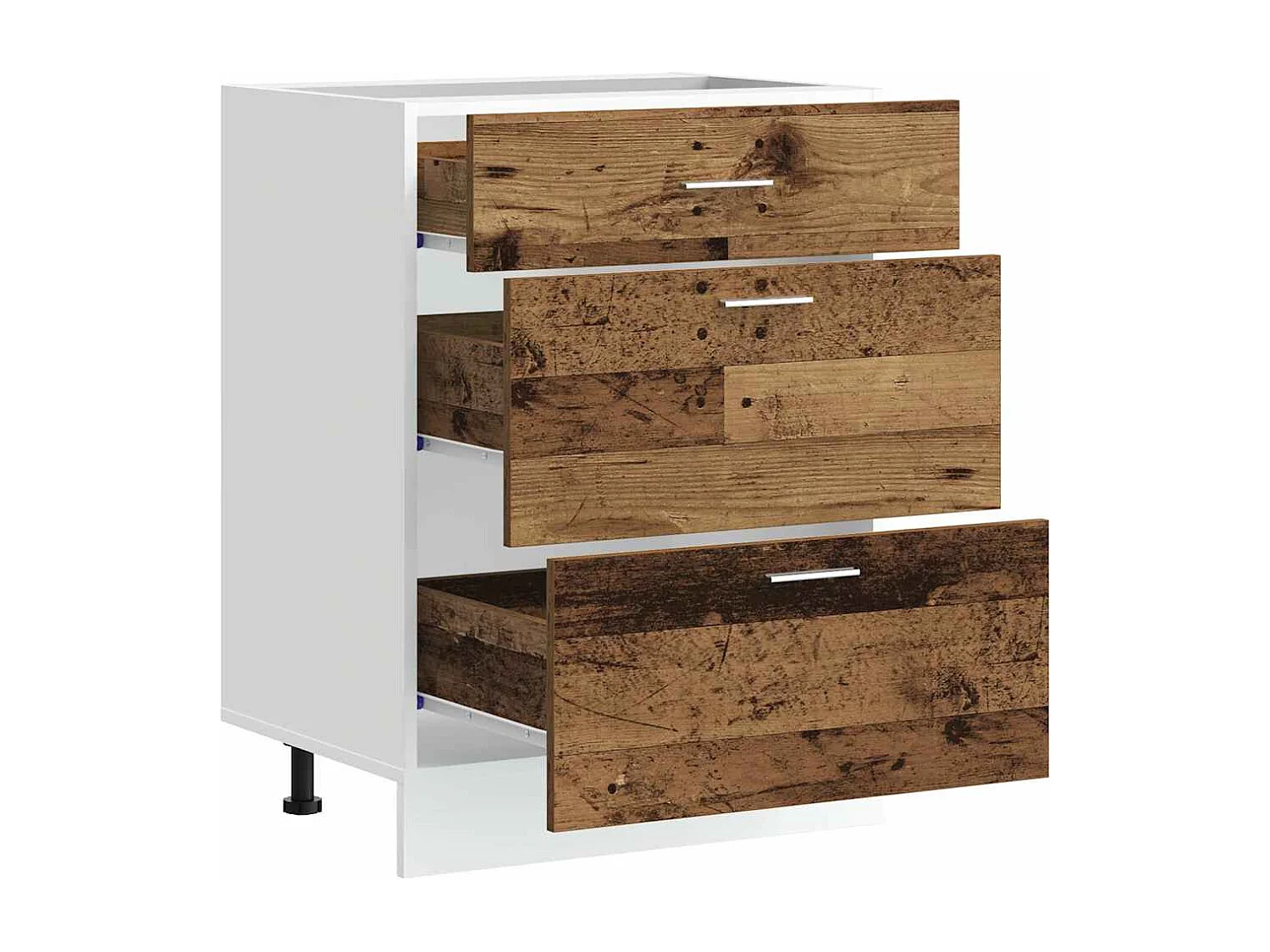 Armario bajo de cocina "Lyon" Madera vieja Madera de ingeniería