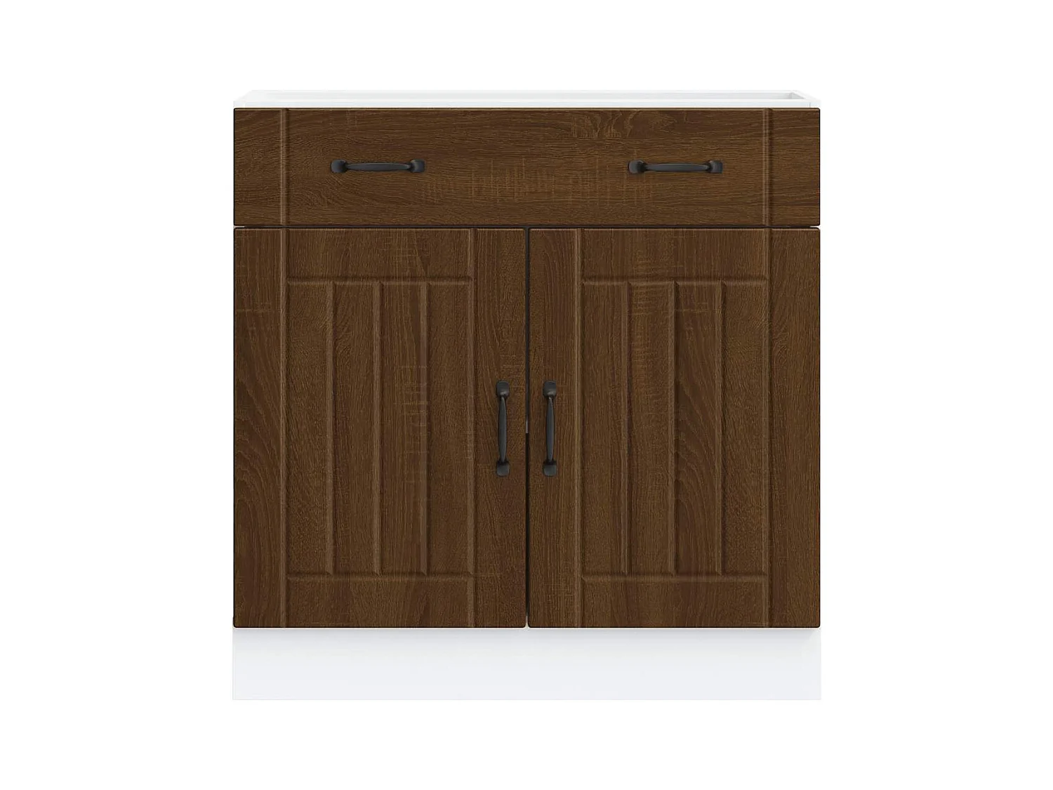 Armoire de cuisine Lucca chêne marron bois ingénierie