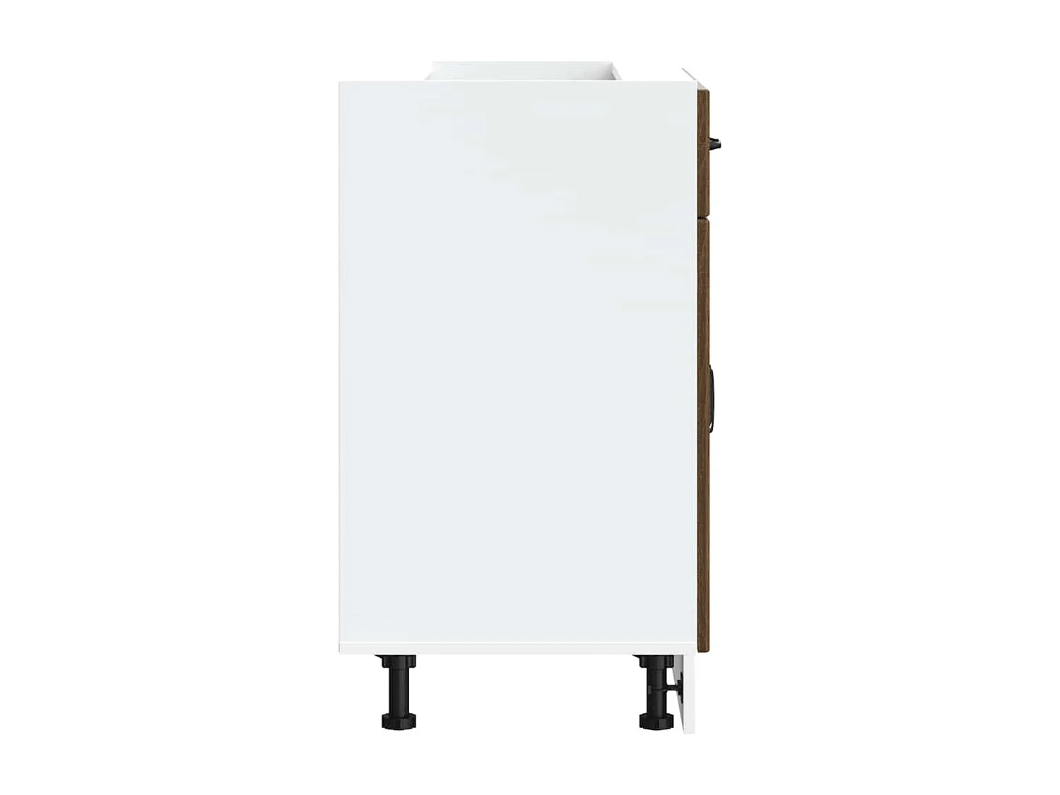 Mueble bajo de cocina Lucca roble marrón