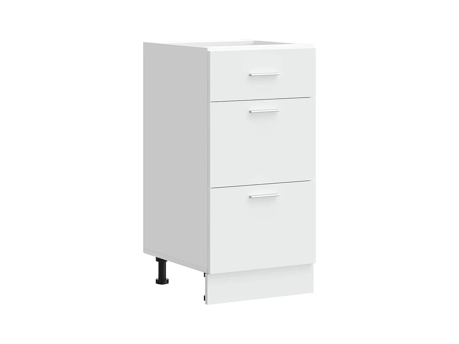 Meuble bas "Lyon" Blanc 40 x 46 x 81,5 cm Bois d'ingénierie