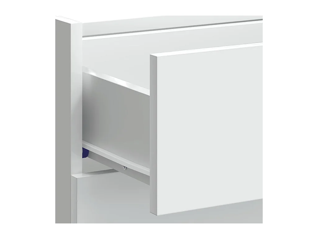 Meuble bas "Lyon" Blanc 40 x 46 x 81,5 cm Bois d'ingénierie