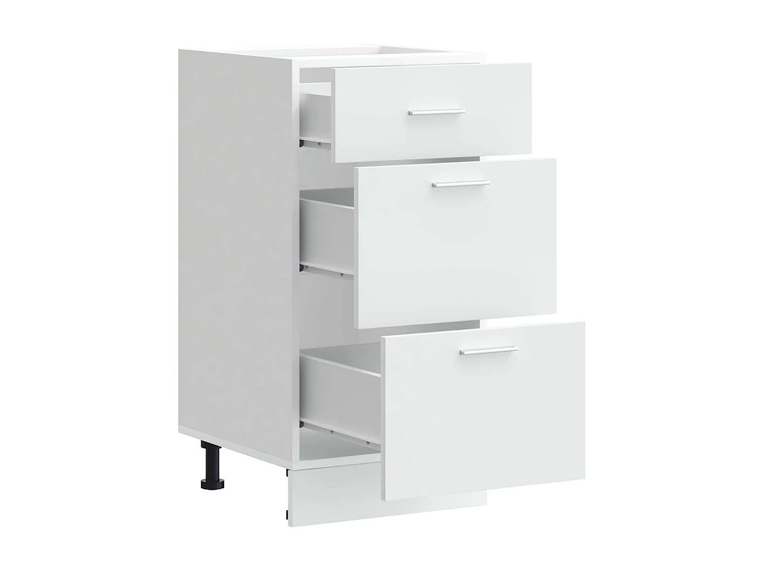 Meuble bas "Lyon" Blanc 40 x 46 x 81,5 cm Bois d'ingénierie