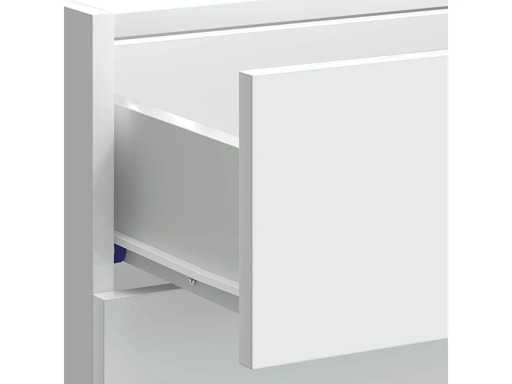 Meuble bas "Lyon" Blanc 40 x 46 x 81,5 cm Bois d'ingénierie