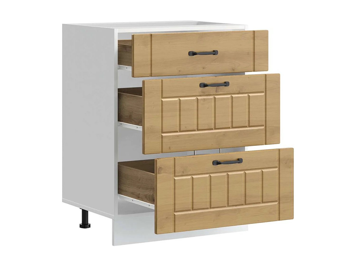 Armoire de cuisine Lucca chêne artisanal bois ingénierie