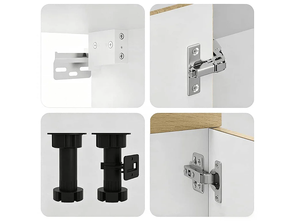 Ensemble d'armoires de cuisine 8 pcs Kalmar bois d'ingénierie