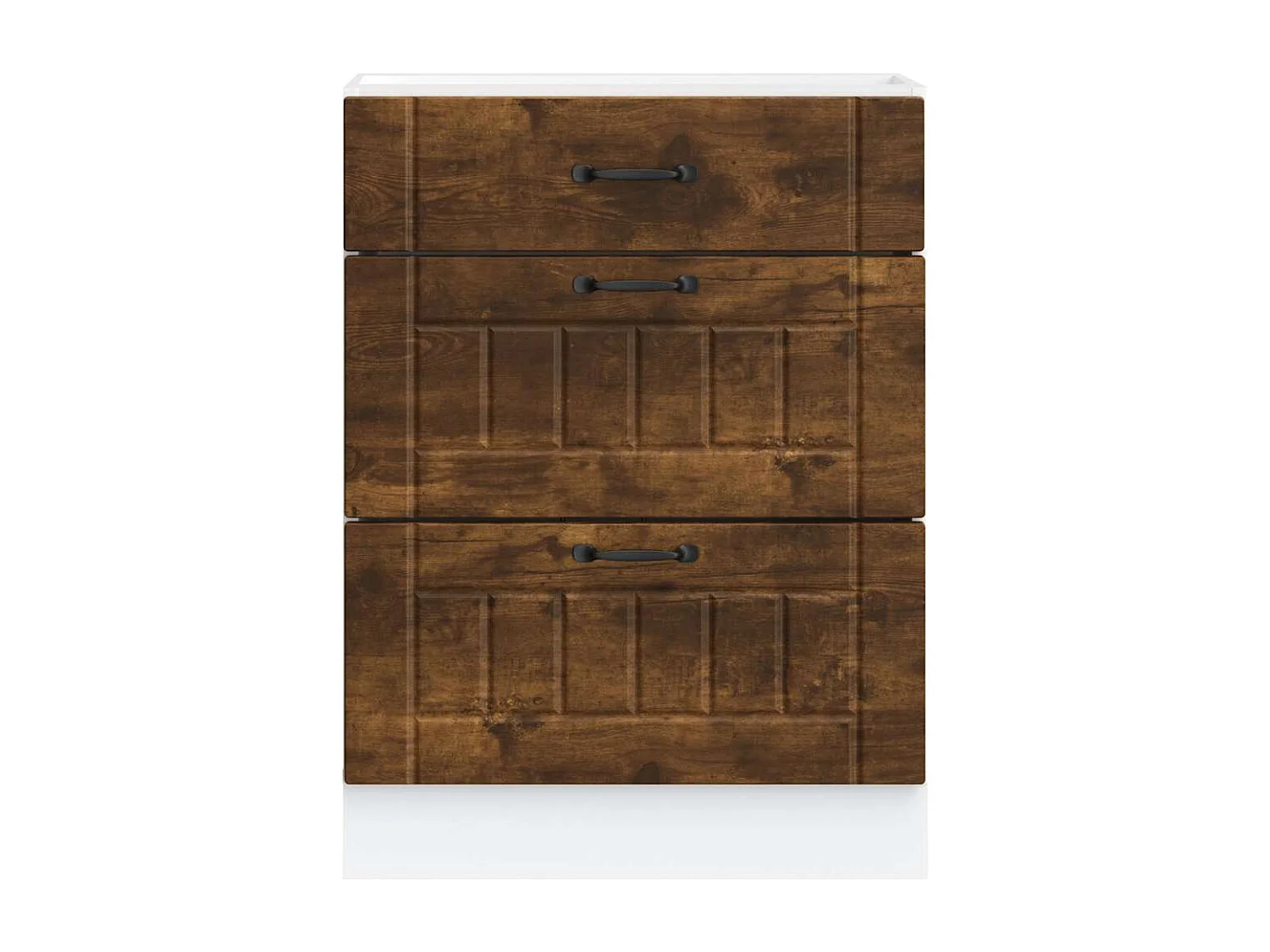 Armoire de cuisine Lucca chêne fumé bois ingénierie