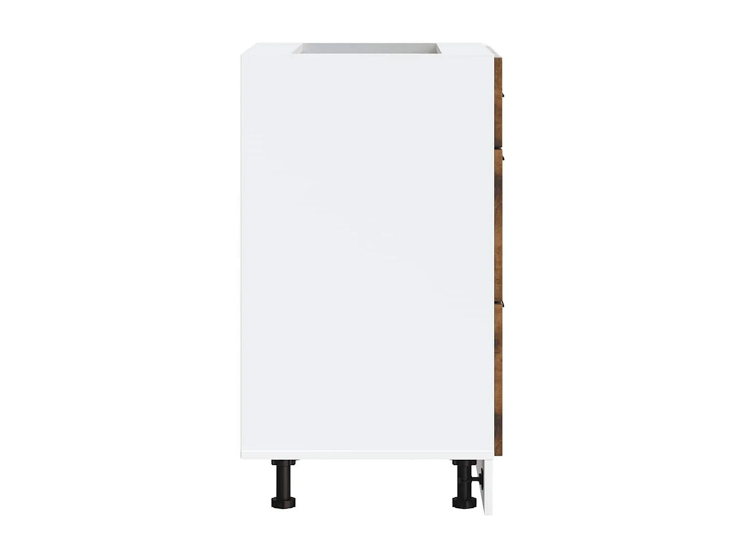 Armoire de cuisine Lucca chêne fumé bois ingénierie