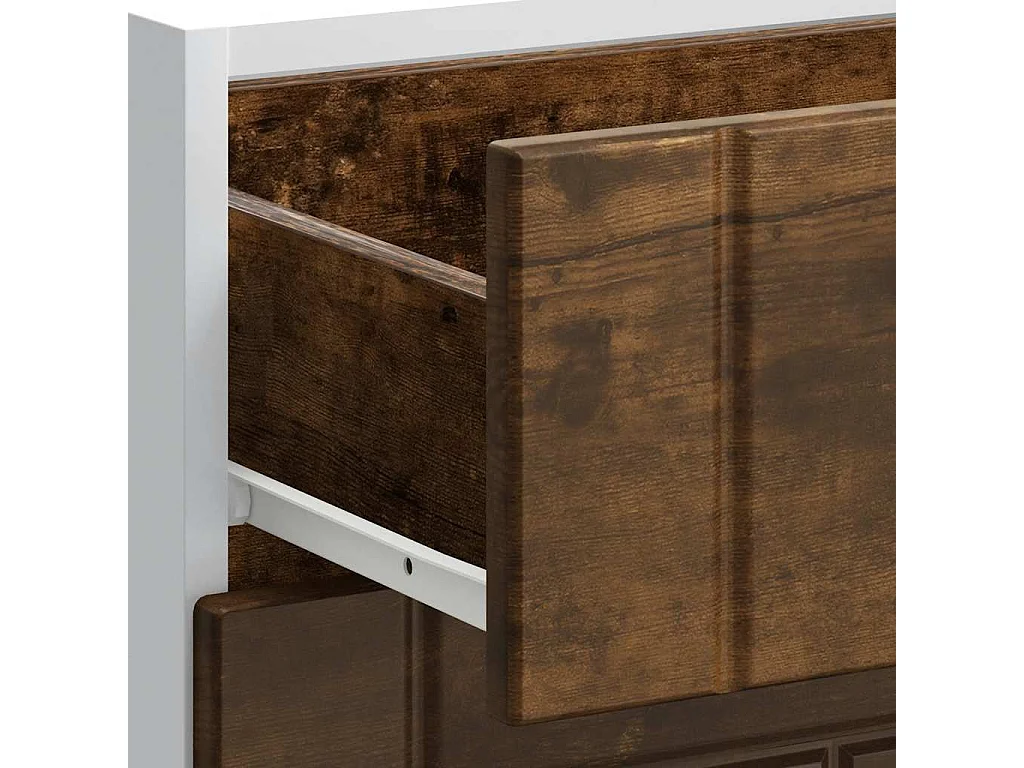 Armoire de cuisine Lucca chêne fumé bois ingénierie