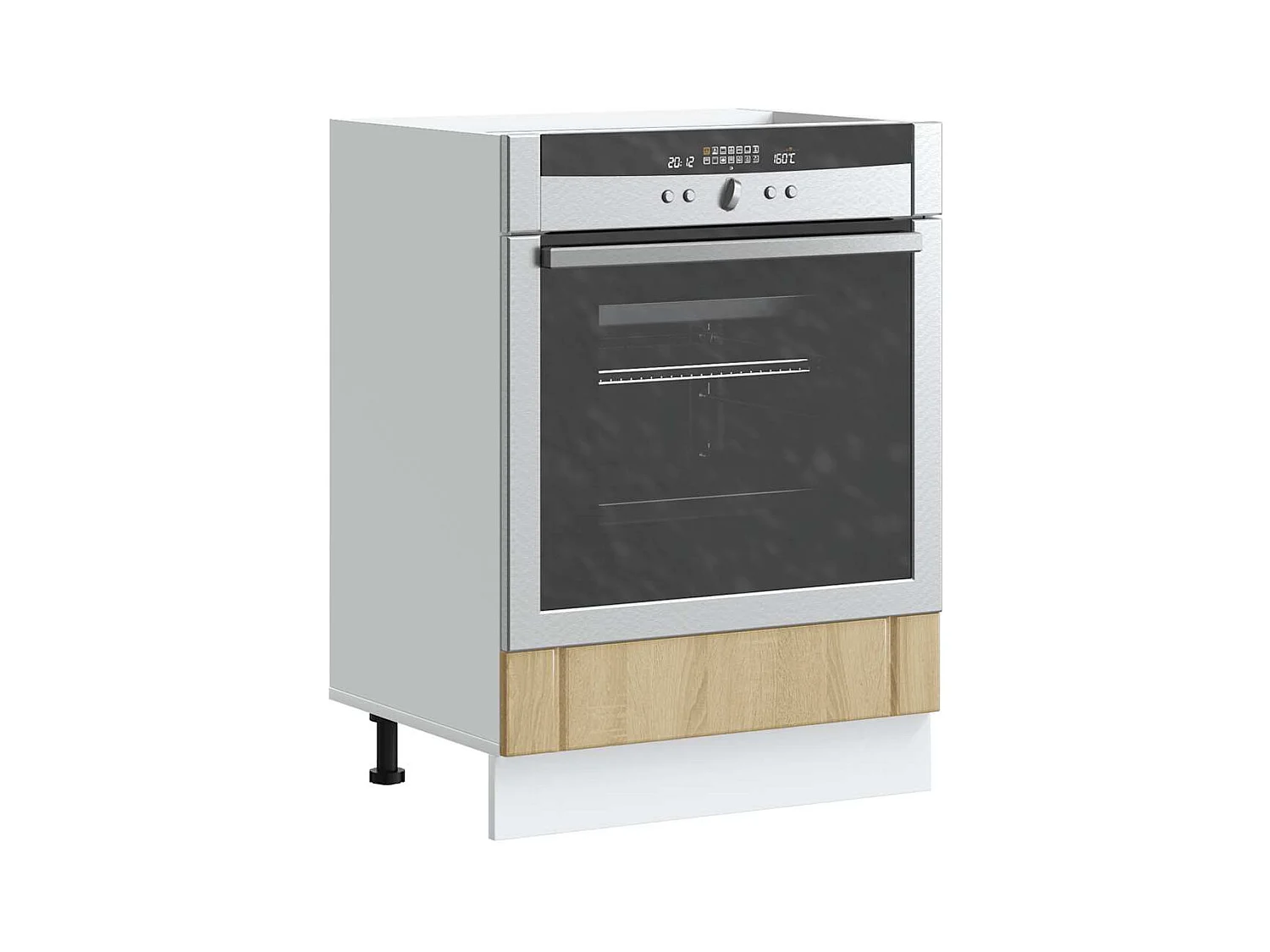 Armário Forno Lucca derivados de madeira carvalho sonoma