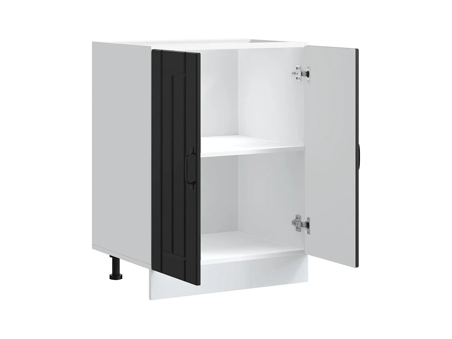 Panel para lavavajillas Lucca madera contrachapada negra