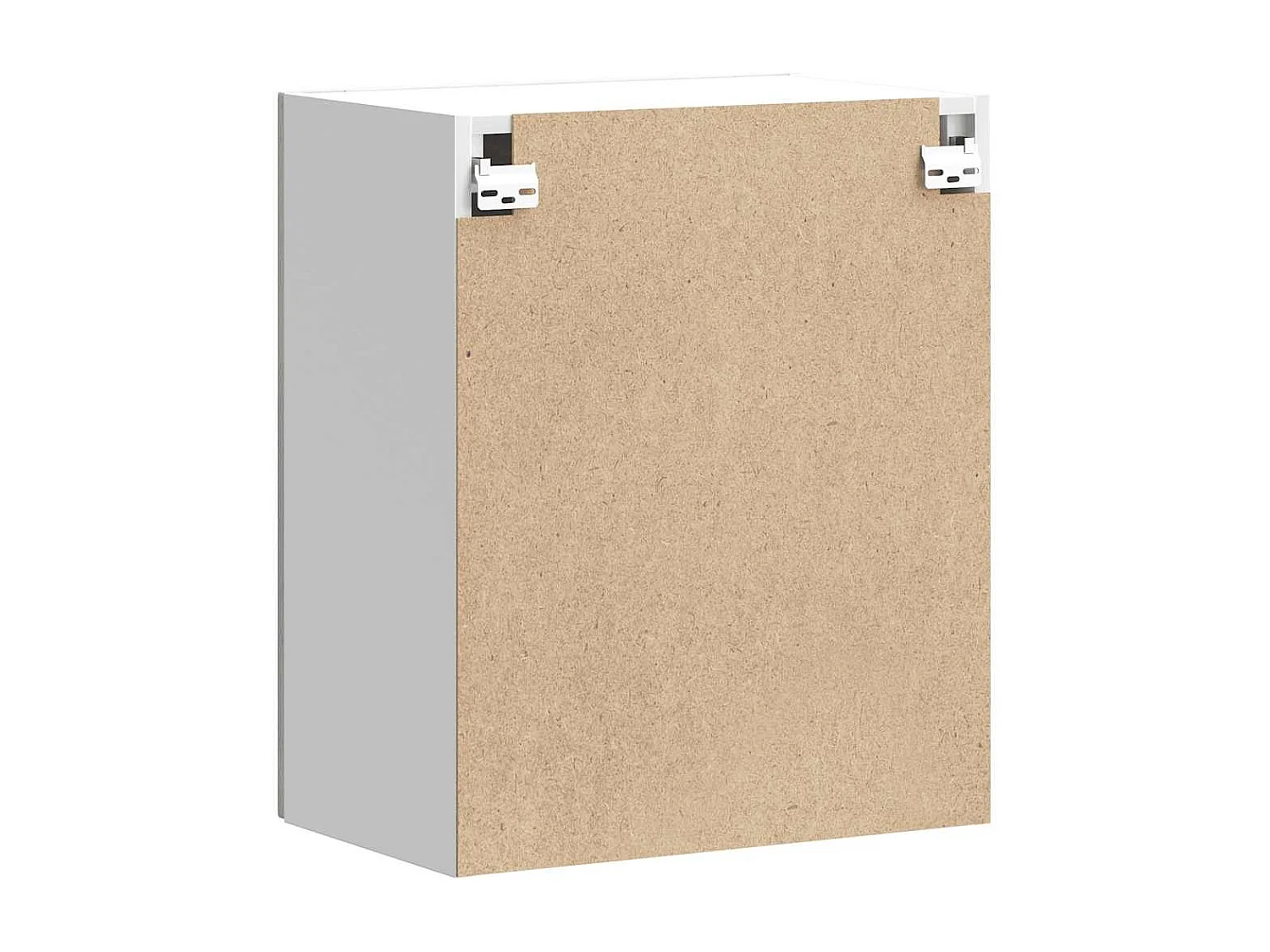 Armoire murale de cuisine Lucca gris béton bois ingénierie