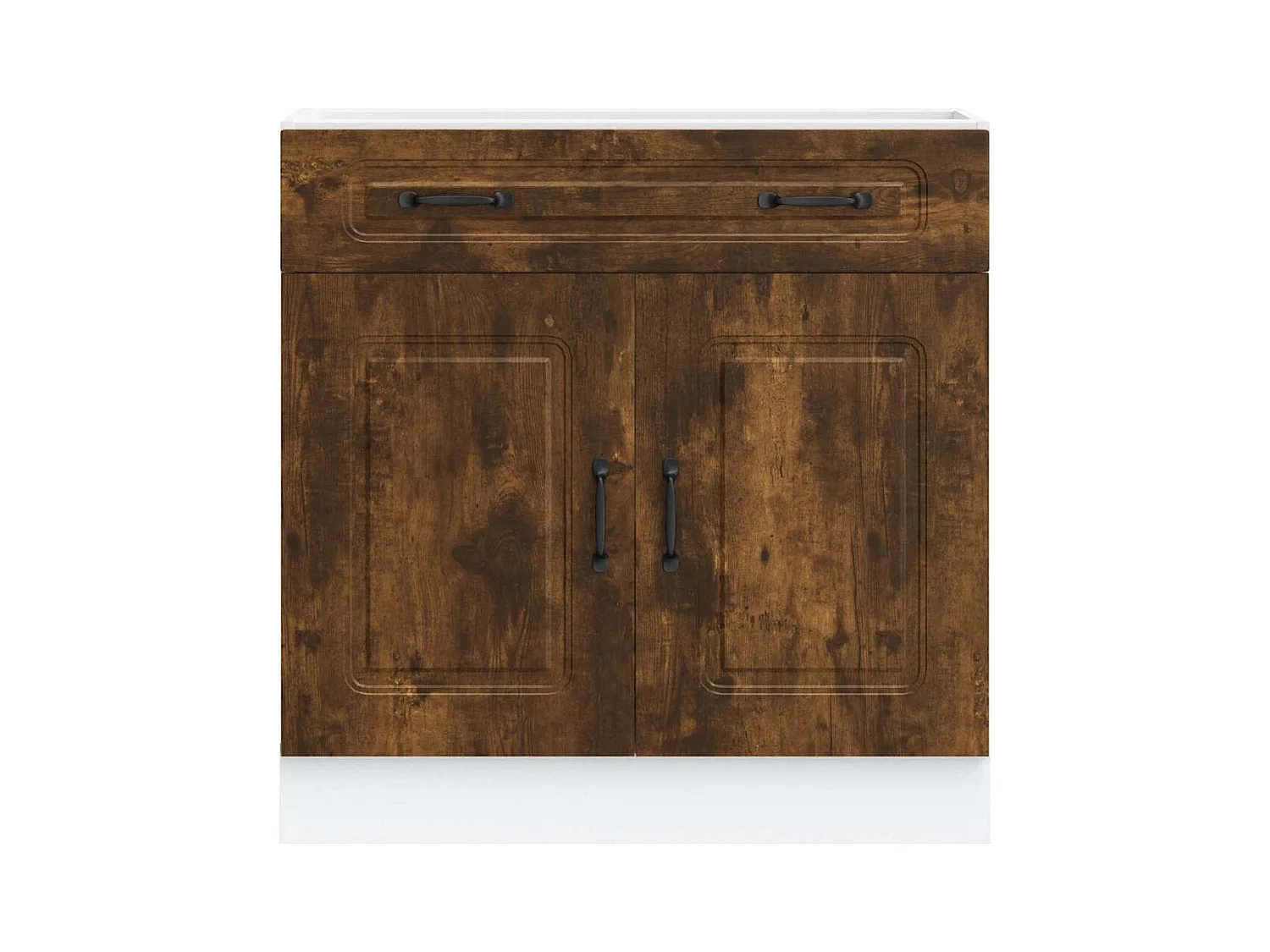 Mueble bajo de cocina Kalmar de madera ingeniería roble ahumado