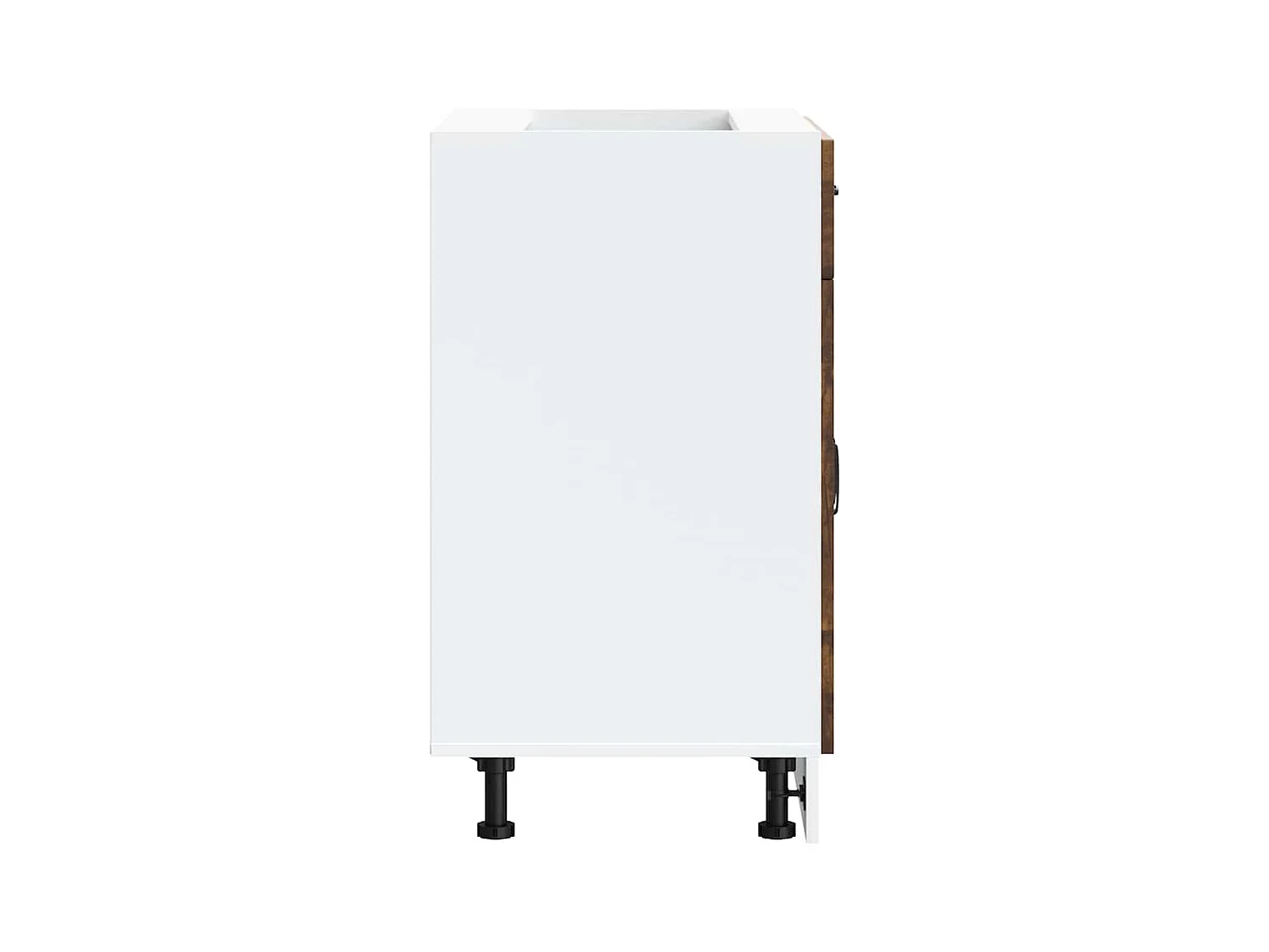 Mueble bajo de cocina Kalmar de madera ingeniería roble ahumado