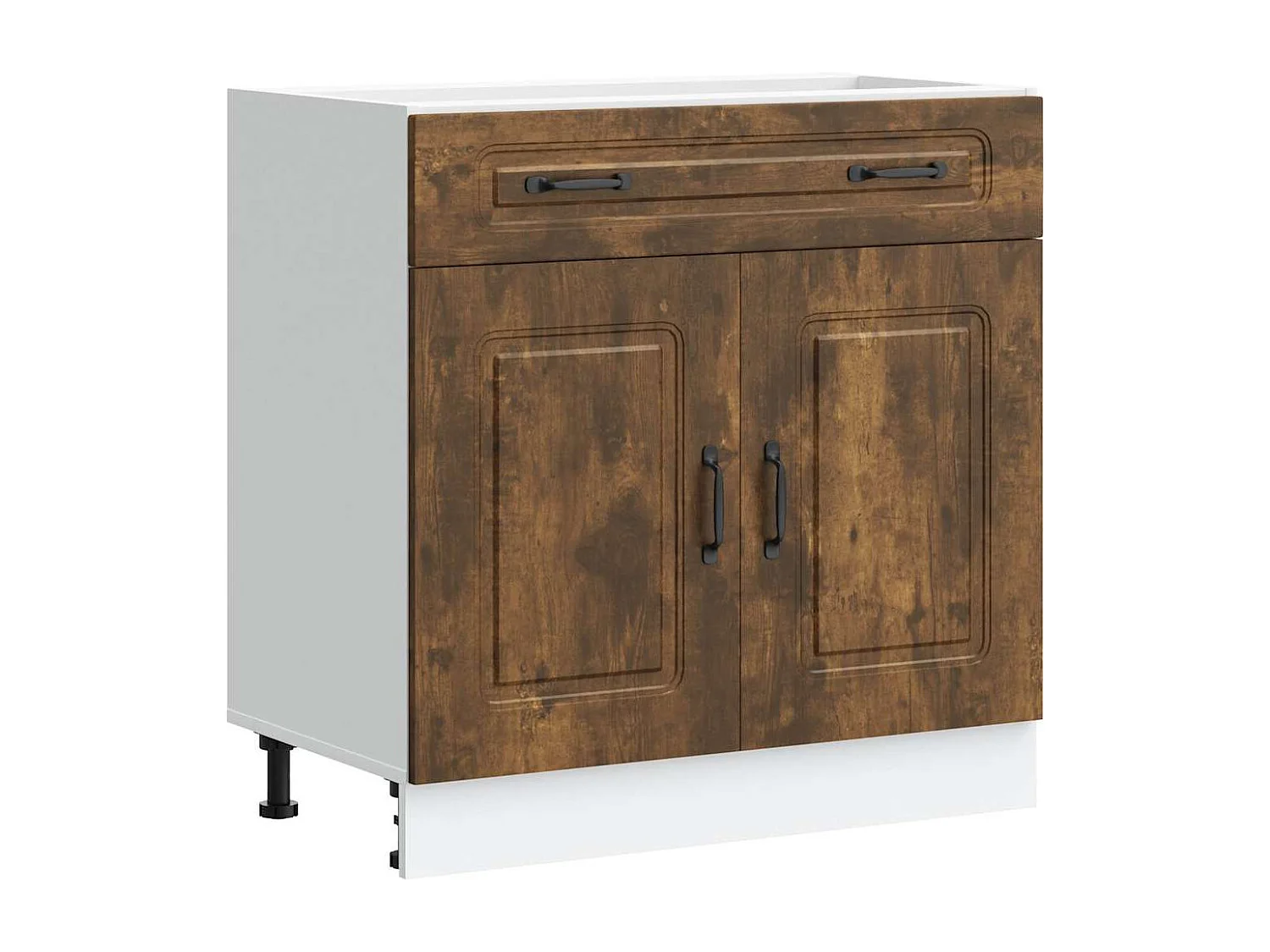 Armoire de cuisine Kalmar chêne fumé bois d'ingénierie