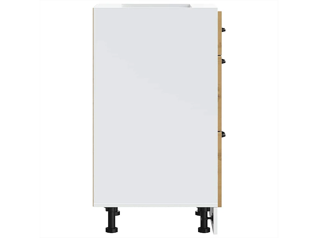 Mueble bajo de cocina Lucca roble artesanal