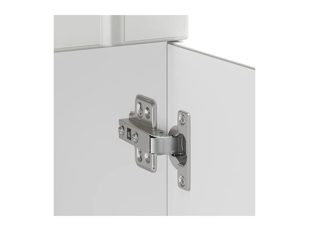 Keuken onderkast Lucca bewerkt hout wit