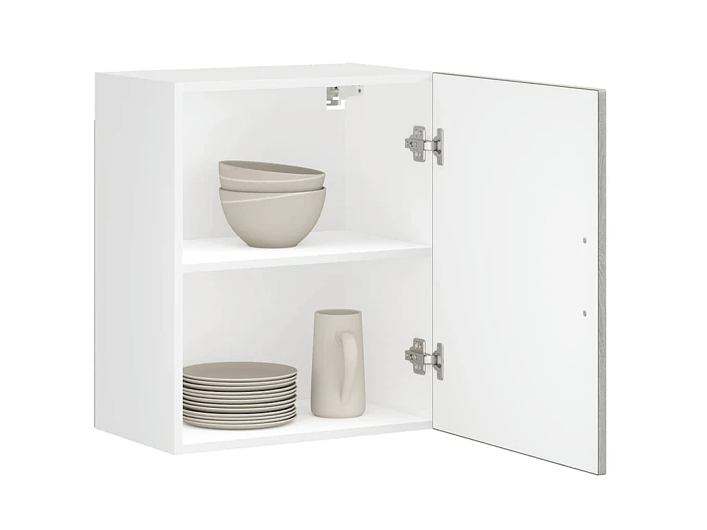 Armários parede cozinha 2 pcs Porto sonoma cinza