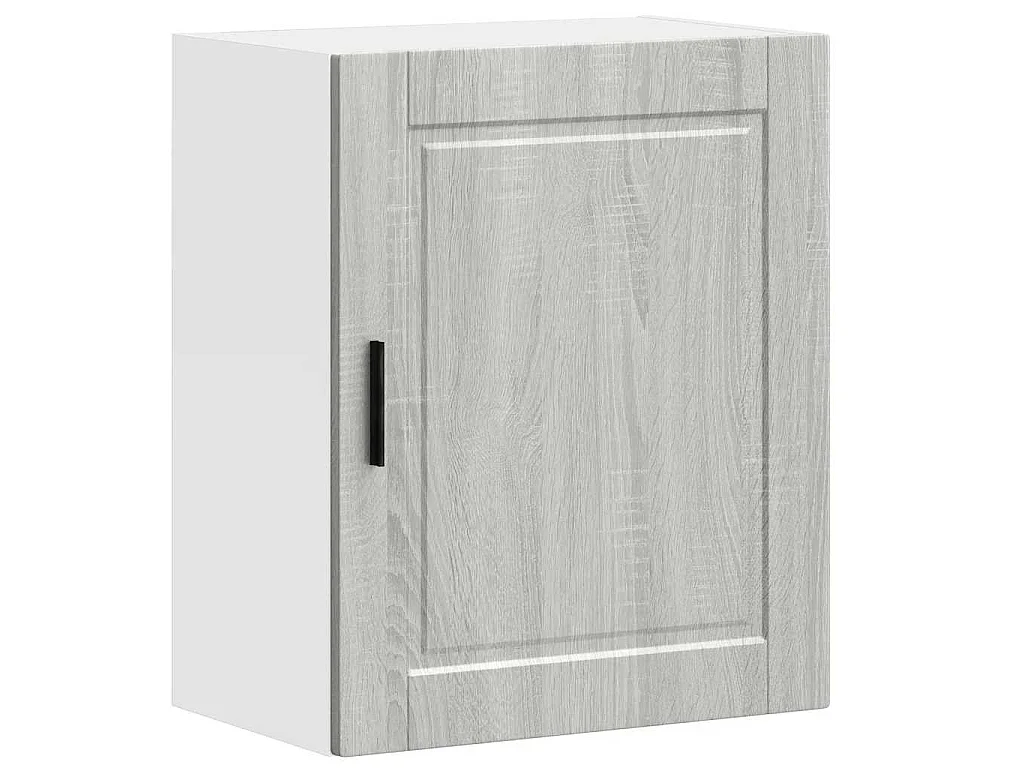 Armários parede cozinha 2 pcs Porto sonoma cinza