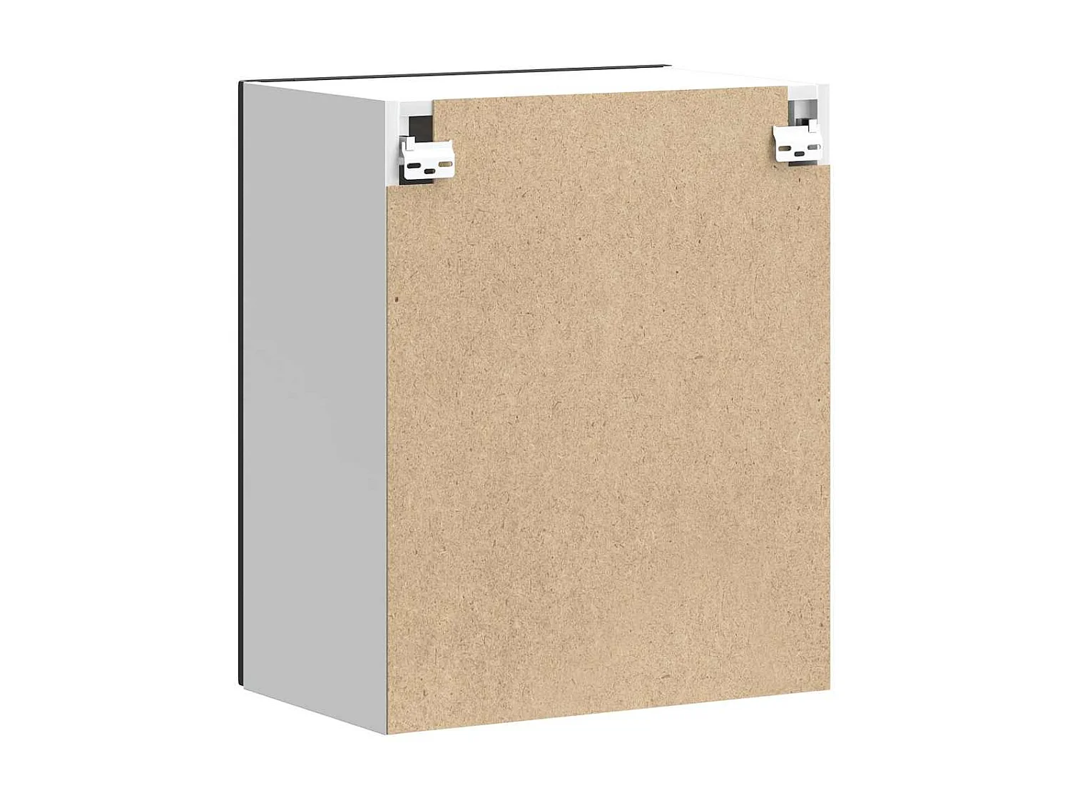 Armoires murales de cuisine 2 pcs Porto noir bois d'ingénierie