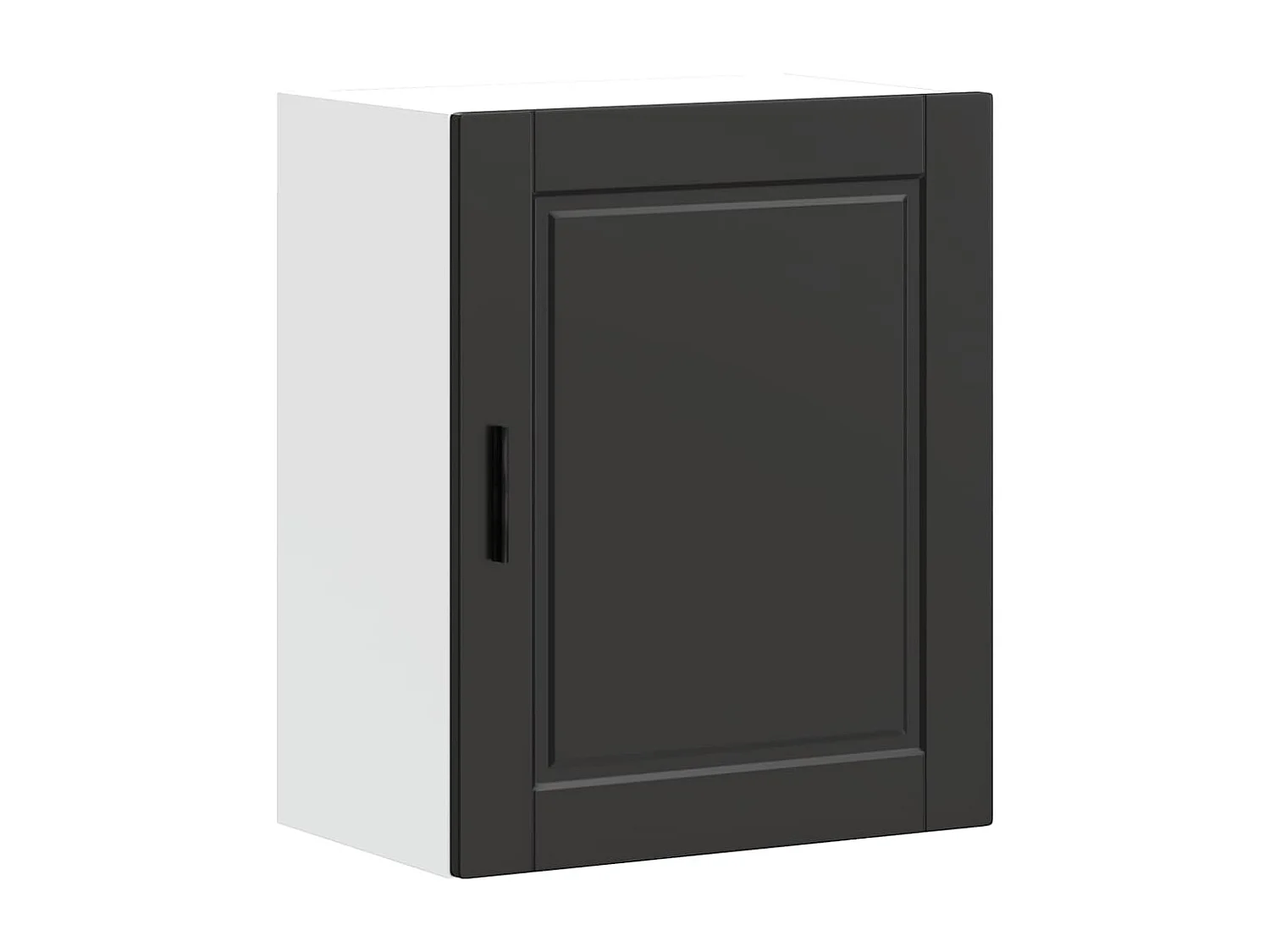 Armários parede cozinha 2 pcs Porto madeira engenheirada preto