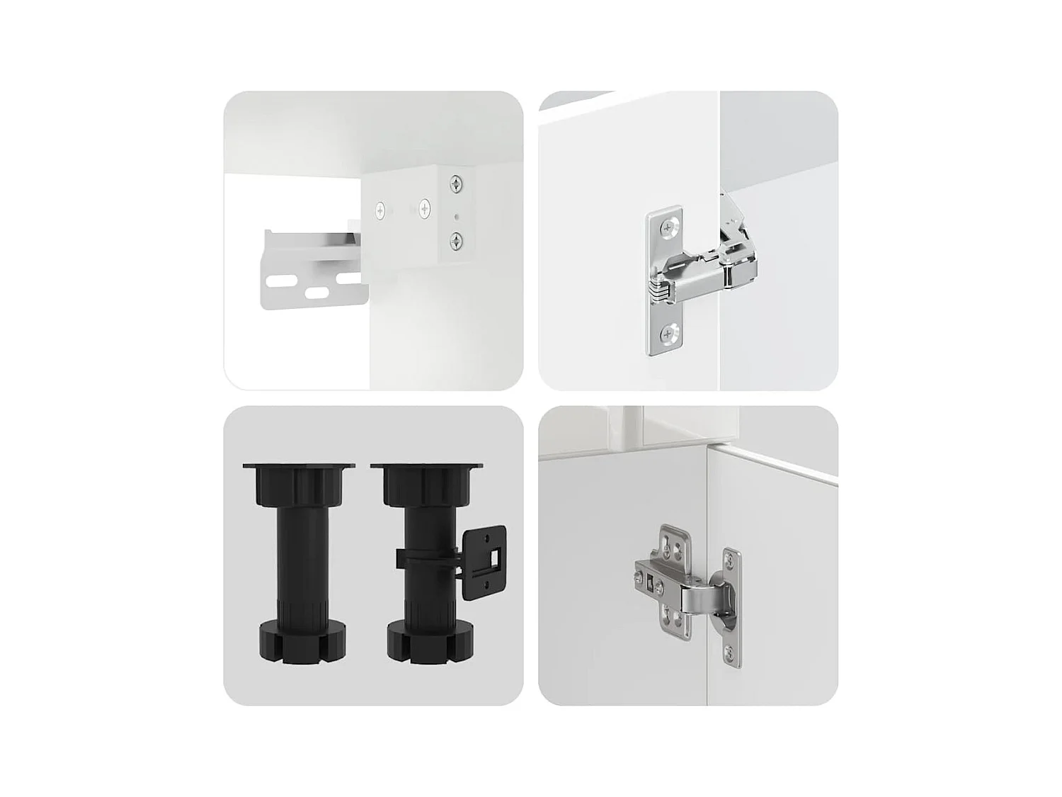 Ensemble d'armoires de cuisine 11 pcs Lucca bois d'ingénierie