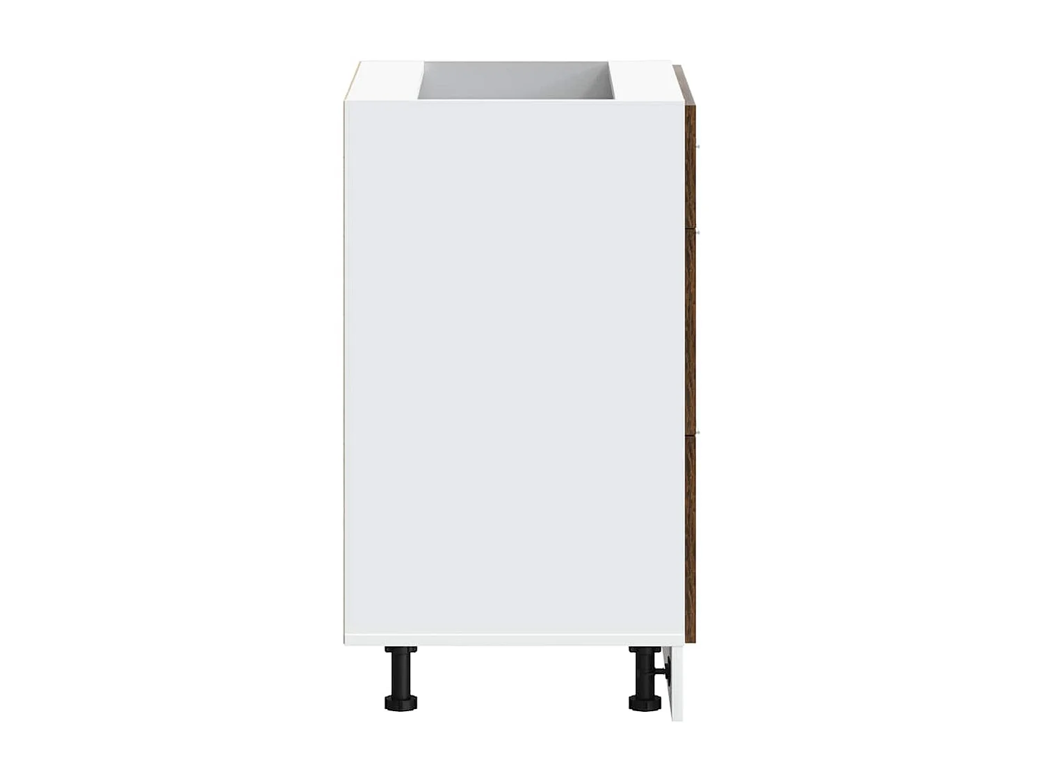 Meuble bas de cuisine "Lyon" Chêne fumé Bois d'ingénierie