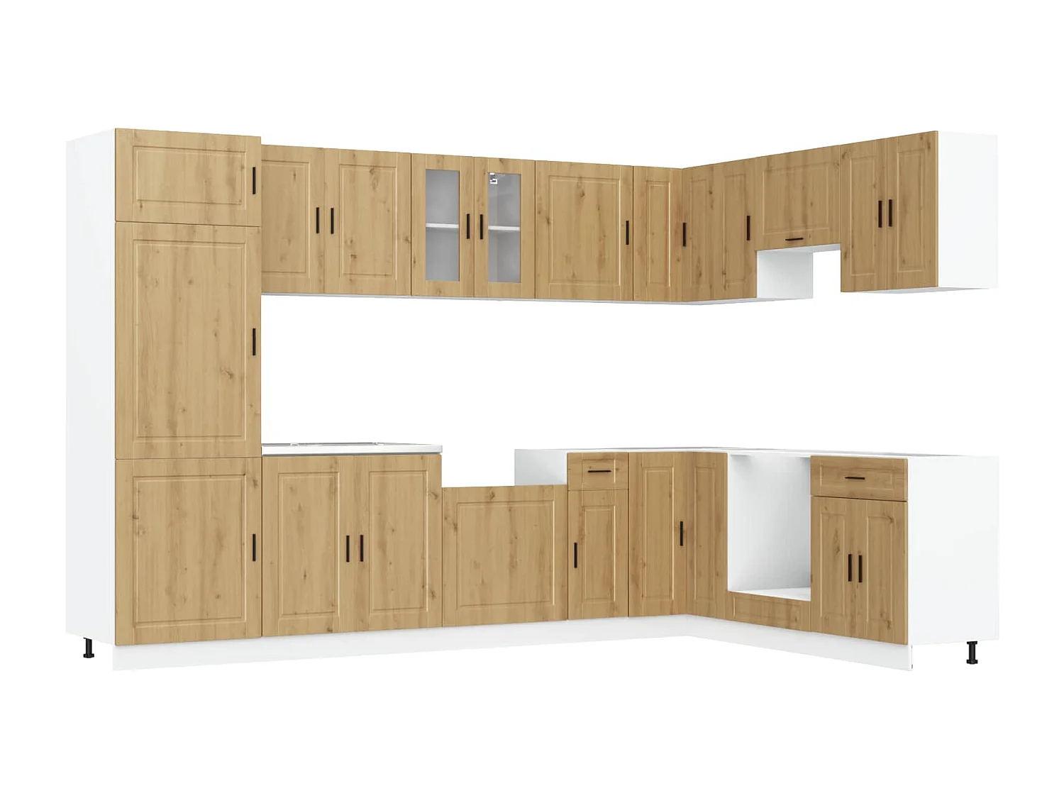 Meuble sous évier avec stockage Porto Marron 80 x 46 x 81,5 cm