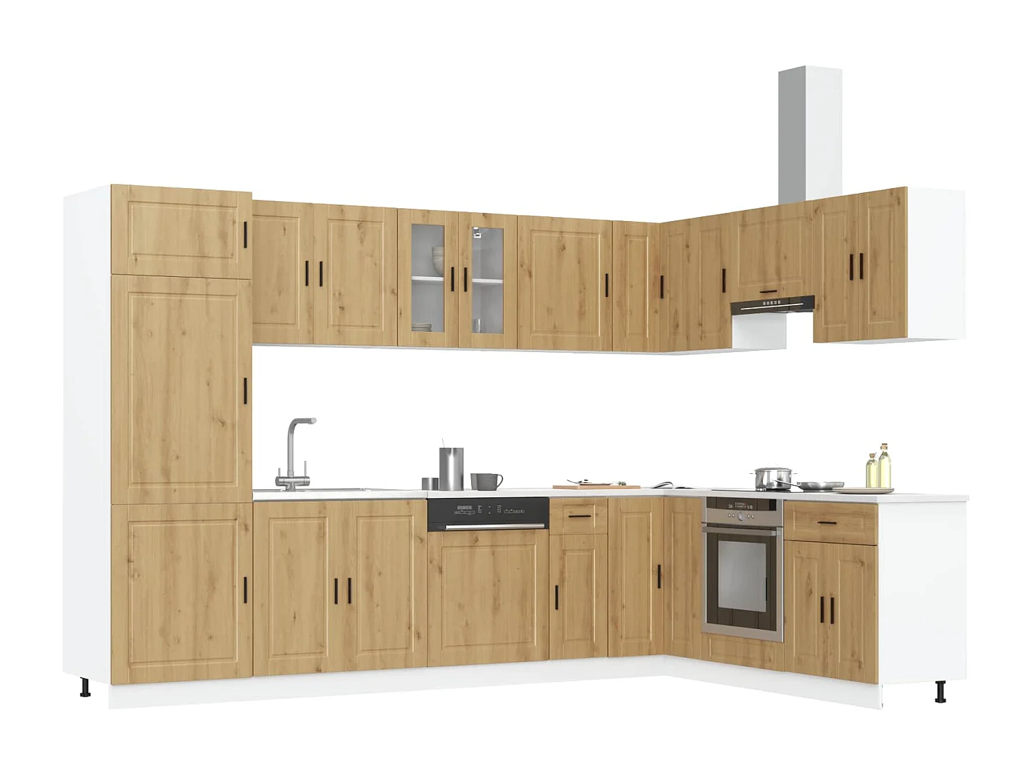 Meuble sous évier avec stockage Porto Marron 80 x 46 x 81,5 cm