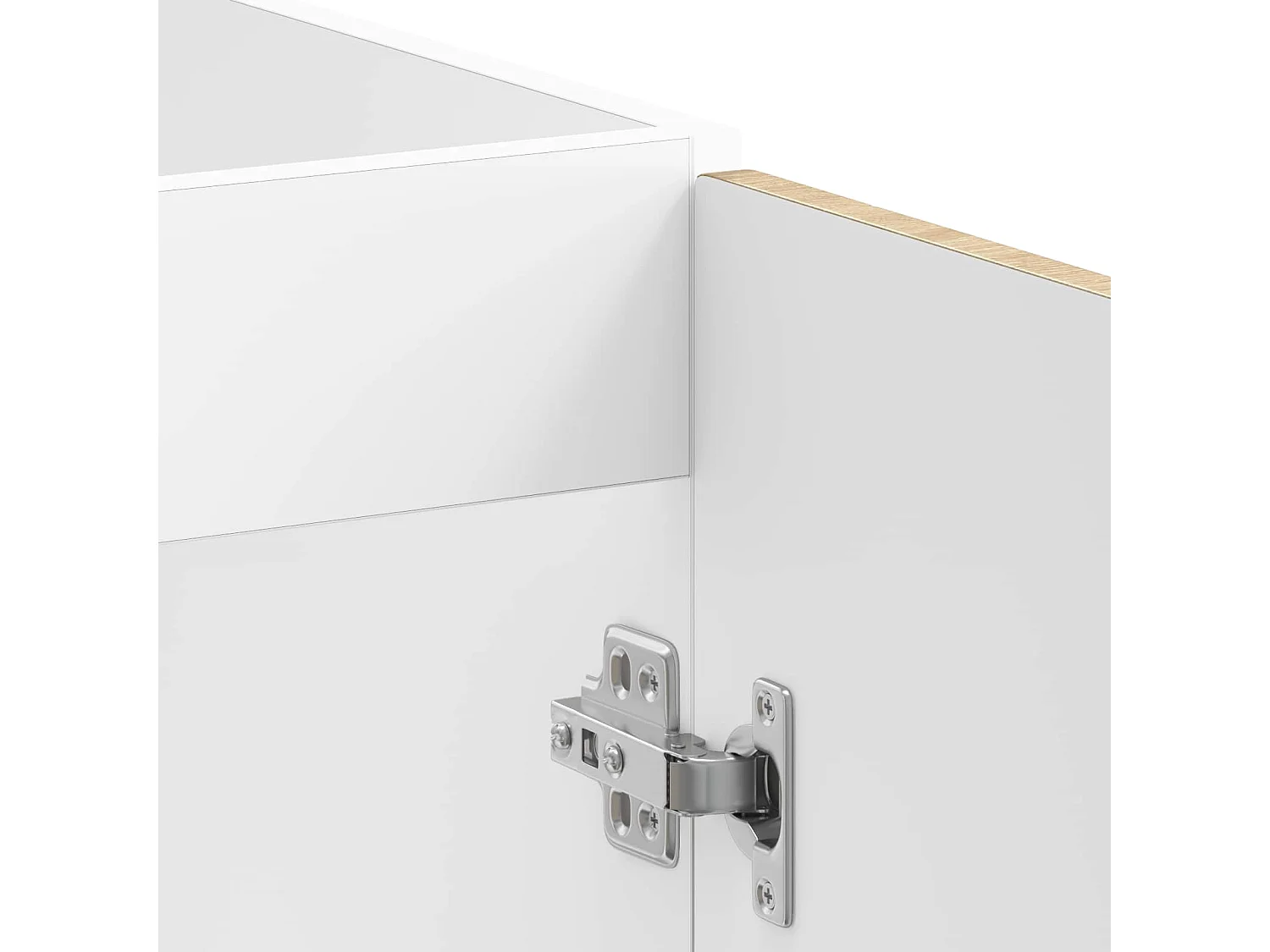 Meuble sous évier Porto 2 pcs Marron Bois d'ingénierie