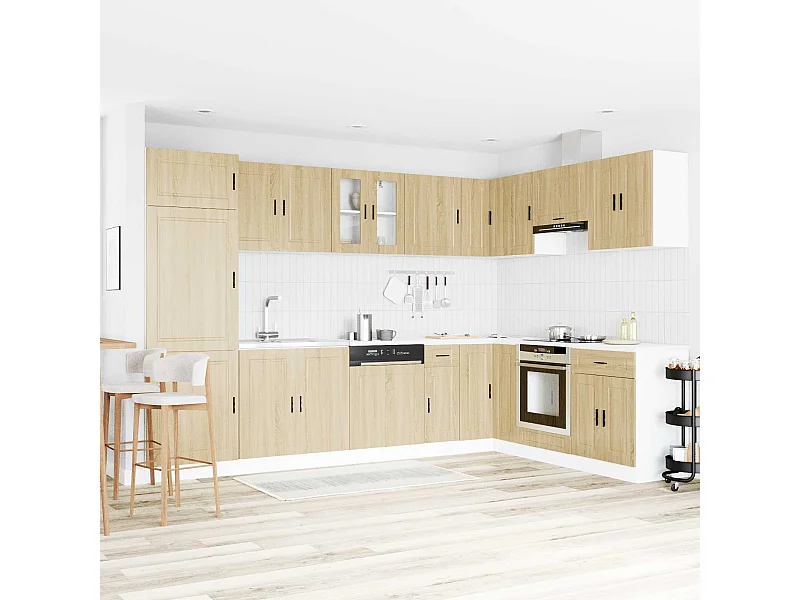 Meuble sous évier avec stockage Porto Marron 80 x 46 x 81,5 cm