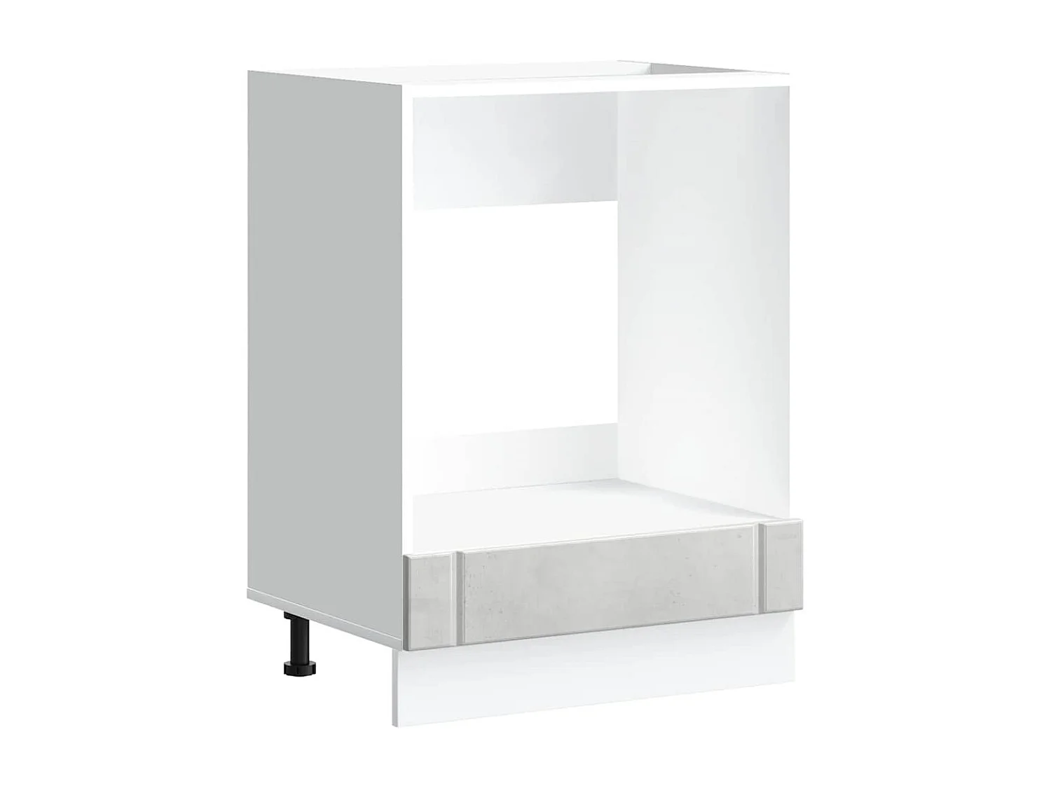 Armadio Forno Lucca Grigio Cemento in Legno Multistrato