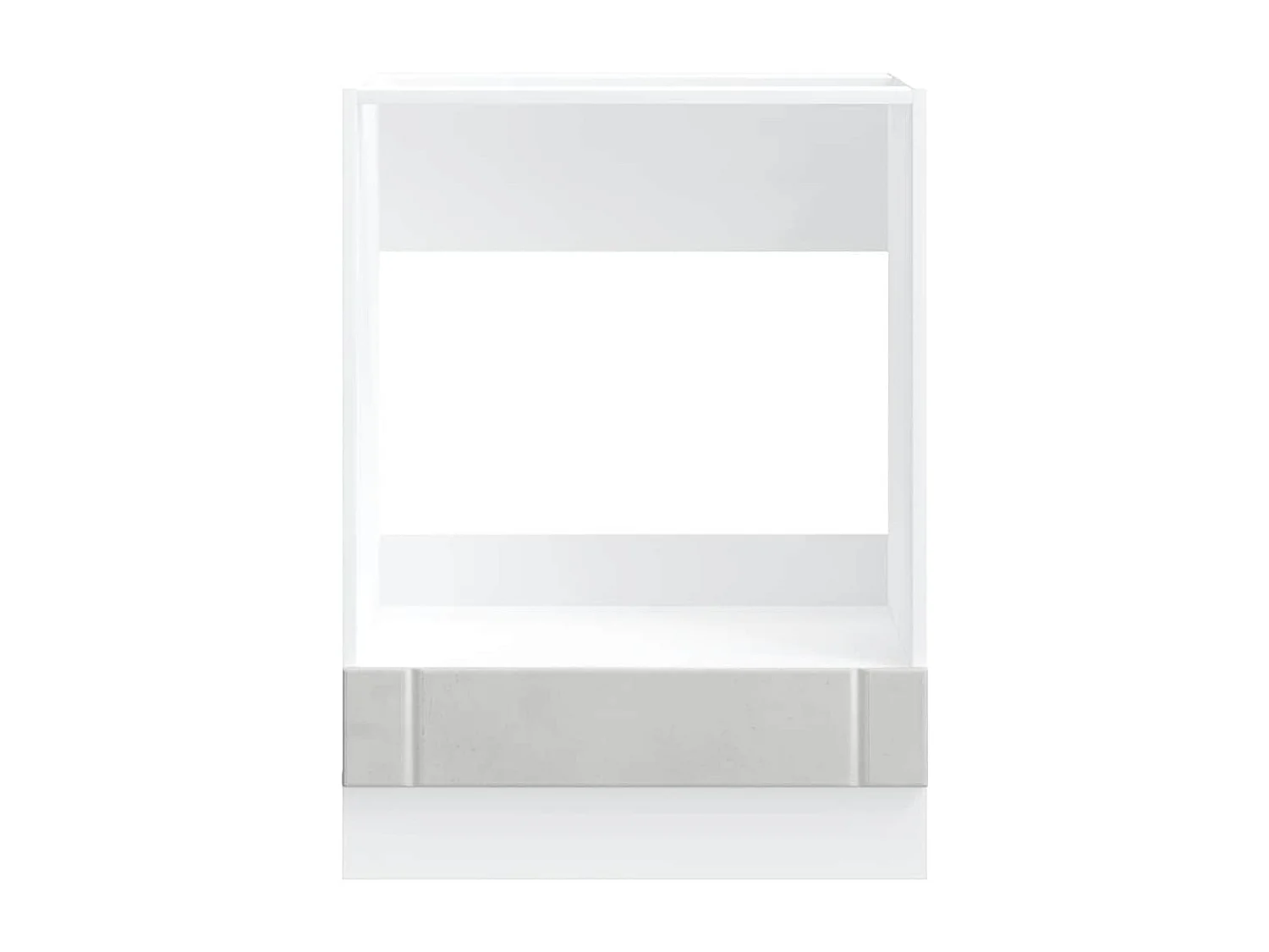 Armadio Forno Lucca Grigio Cemento in Legno Multistrato