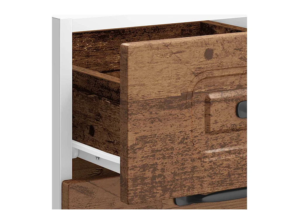 Mueble bajo de cocina Kalmar de madera antigua de ingeniería