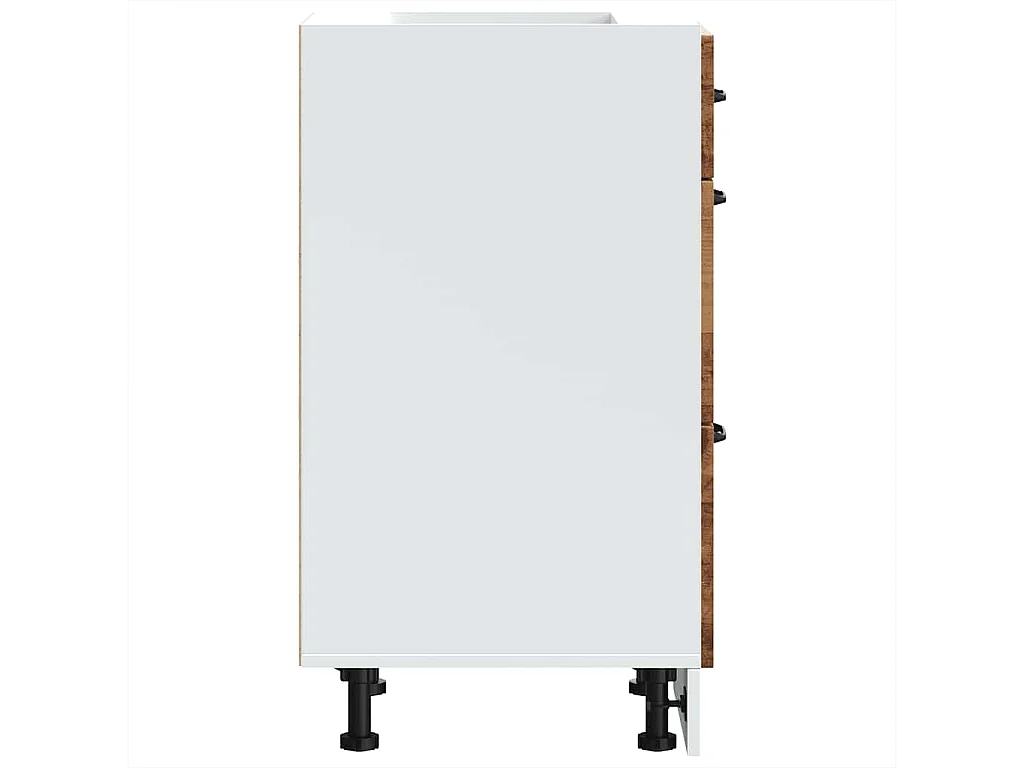 Onderkast Kalmar bewerkt hout oud houtkleurig