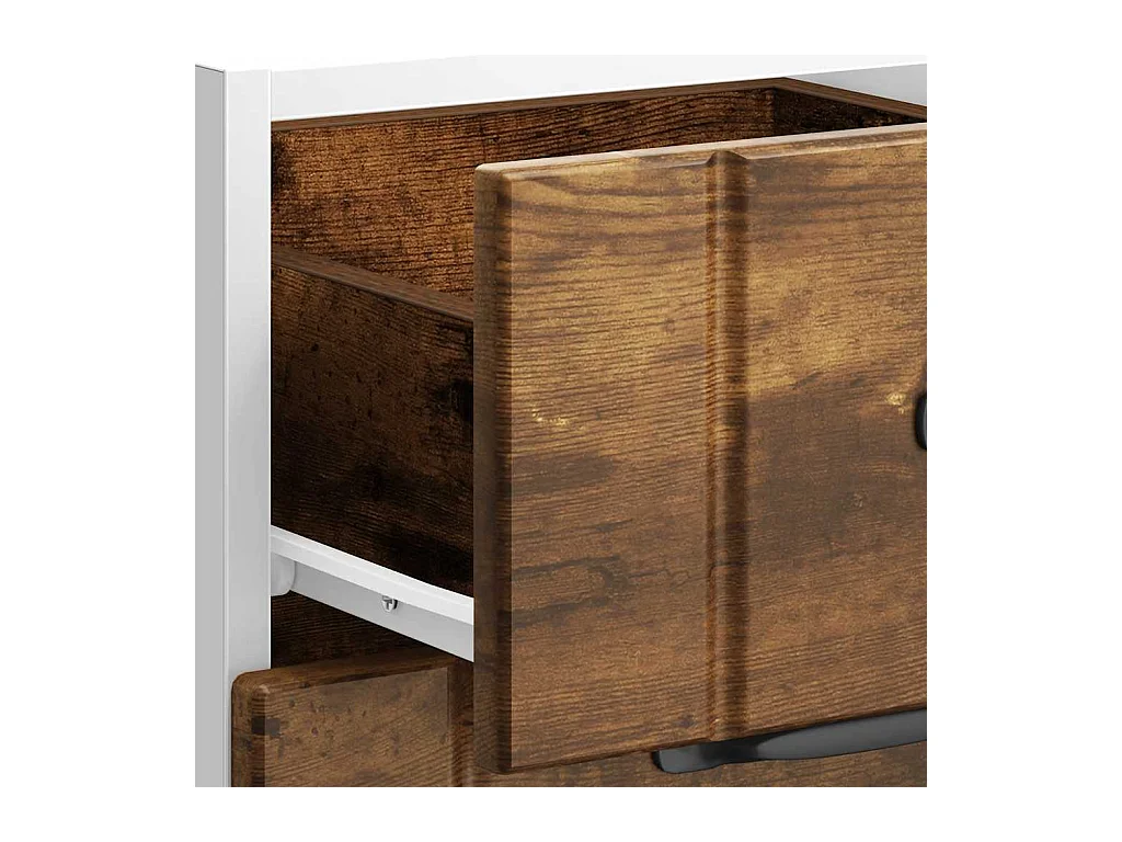 Armário de cozinha baixo Lucca deriv. madeira carvalho fumado