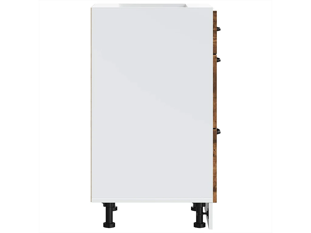 Armoire de cuisine Lucca chêne fumé bois ingénierie