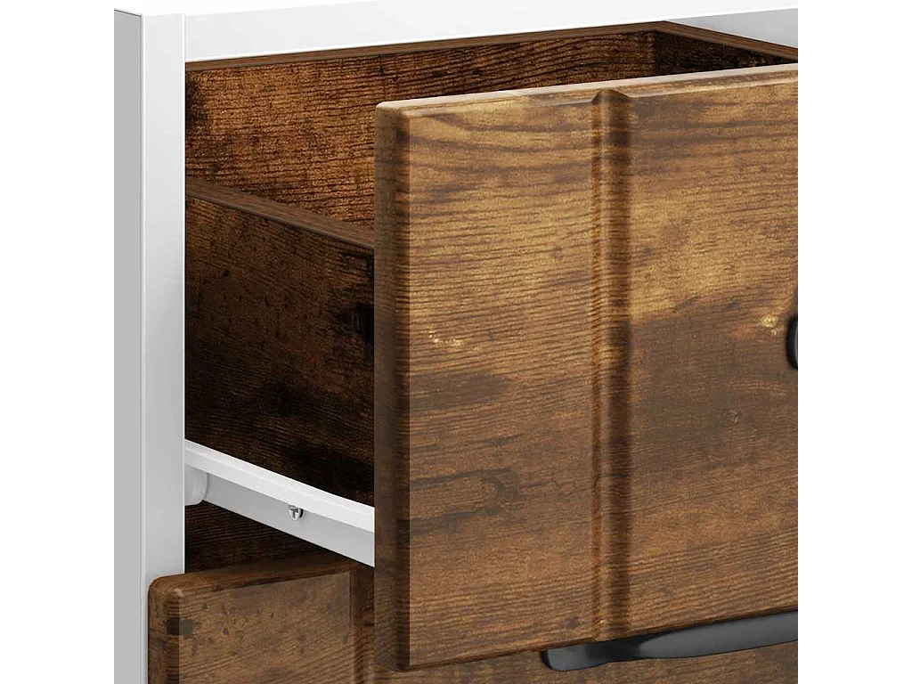 Armoire de cuisine Lucca chêne fumé bois ingénierie