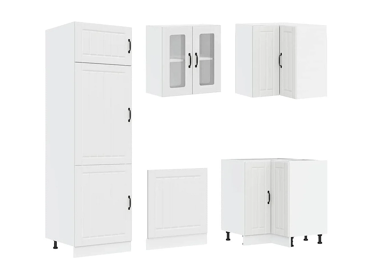 Ensemble d'armoires de cuisine 14 pcs Lucca bois d'ingénierie