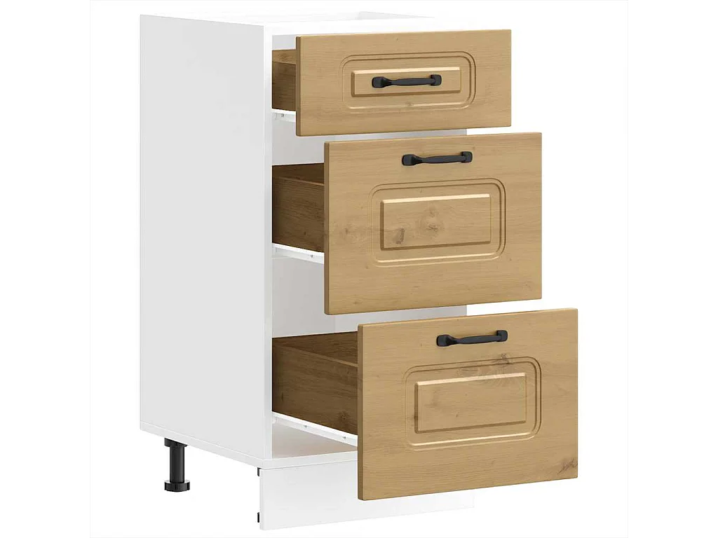 Armoire de cuisine Kalmar chêne artisanal bois d'ingénierie