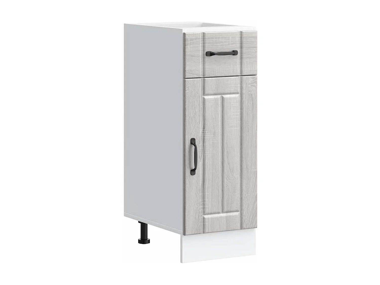 Mueble bajo de cocina Lucca madera contrachapada gris sonoma