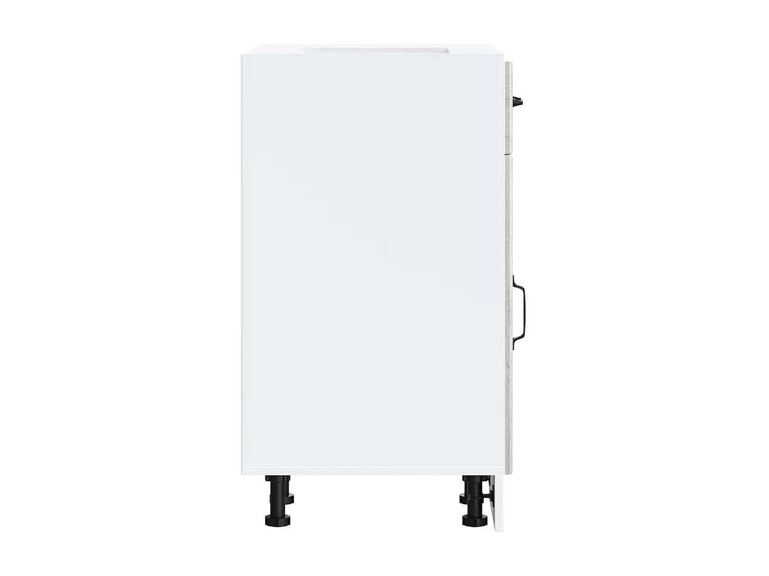 Mueble bajo de cocina Lucca madera contrachapada gris sonoma