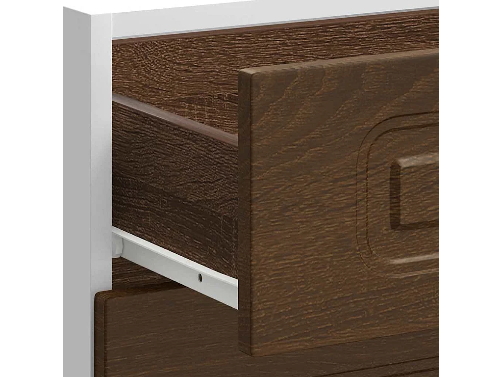 Küchenunterschrank Kalmar Braun Eichen-Optik Holzwerkstoff