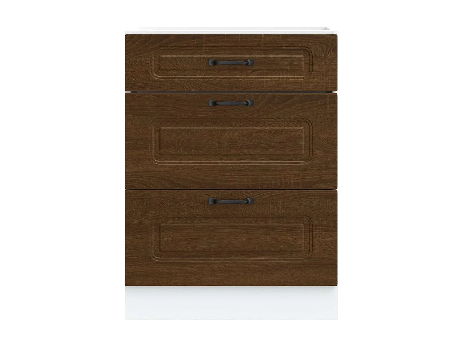 Armoire de cuisine Kalmar chêne marron bois d'ingénierie