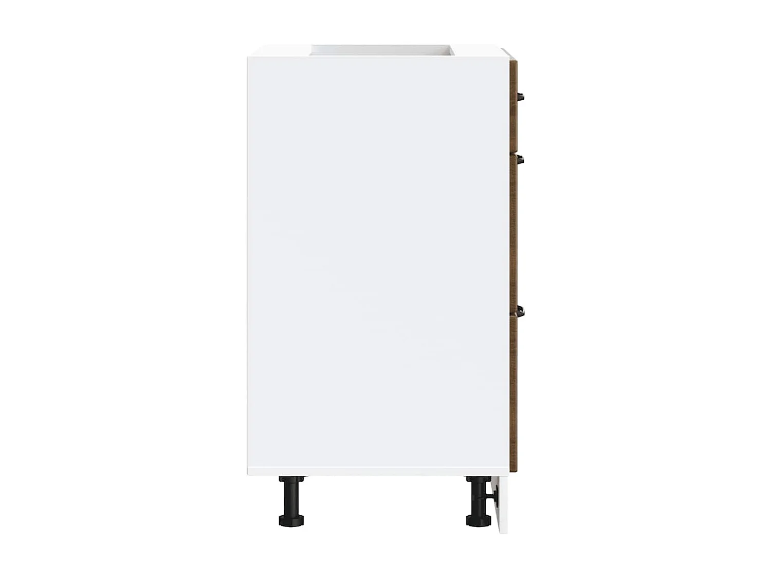 Armoire de cuisine Kalmar chêne marron bois d'ingénierie