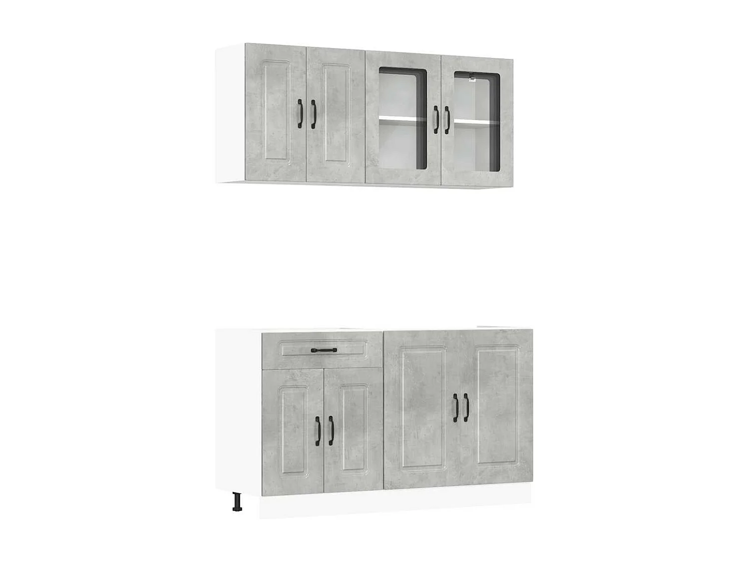 Ensemble d'armoires de cuisine 4 pcs Kalmar bois d'ingénierie