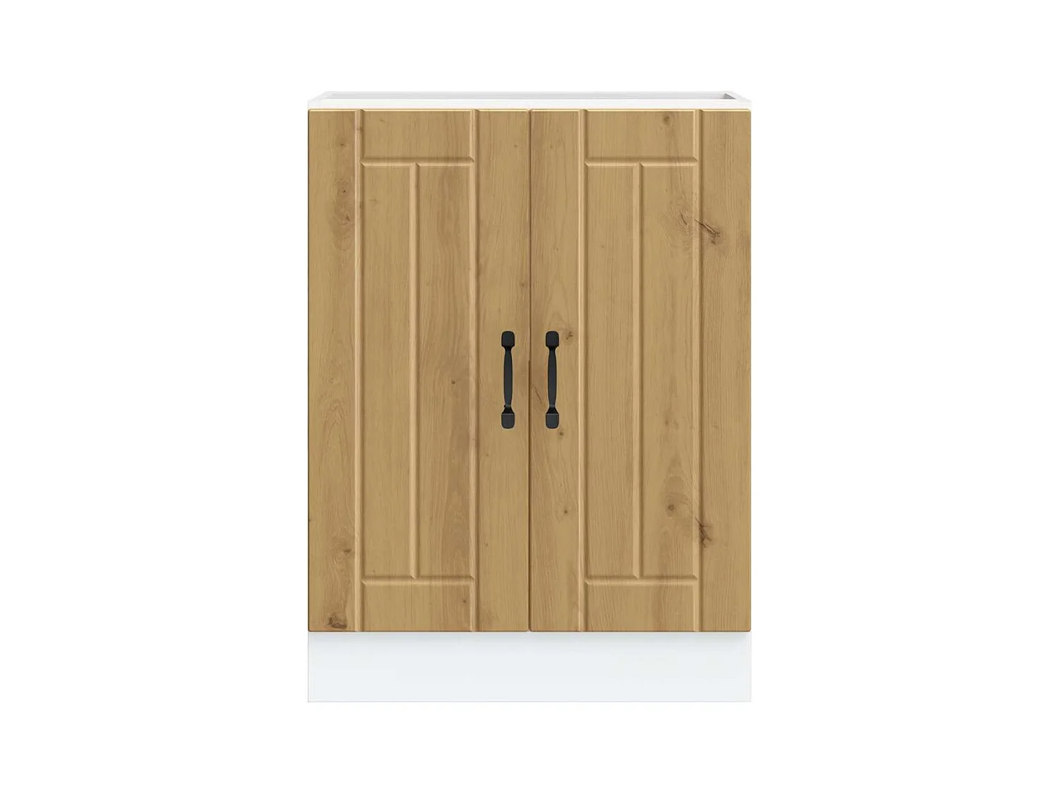 Mueble bajo para fregadero Lucca madera artesanal de roble