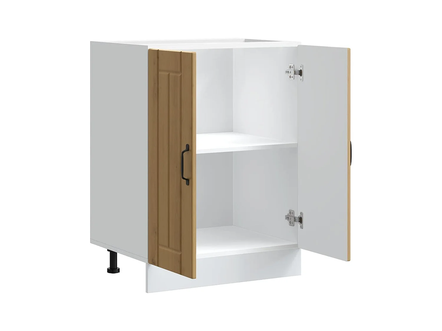 Mueble bajo para fregadero Lucca madera artesanal de roble