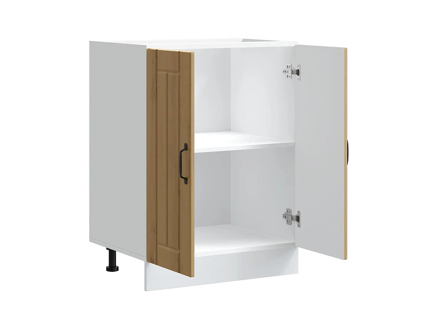 Mueble bajo para fregadero Lucca madera artesanal de roble